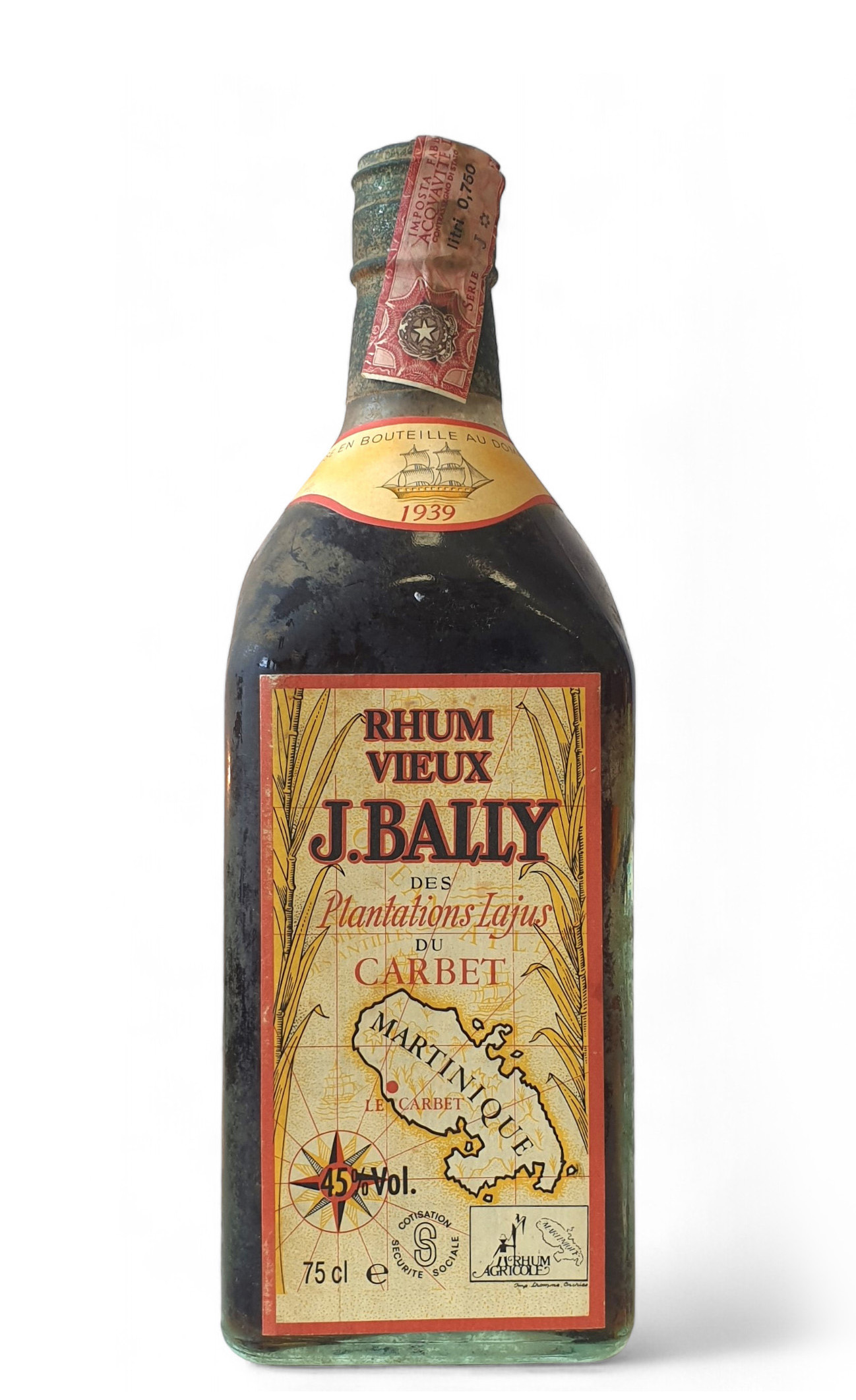 Rhum J. Bally des Plantations Lajus du Carbet, Martinique