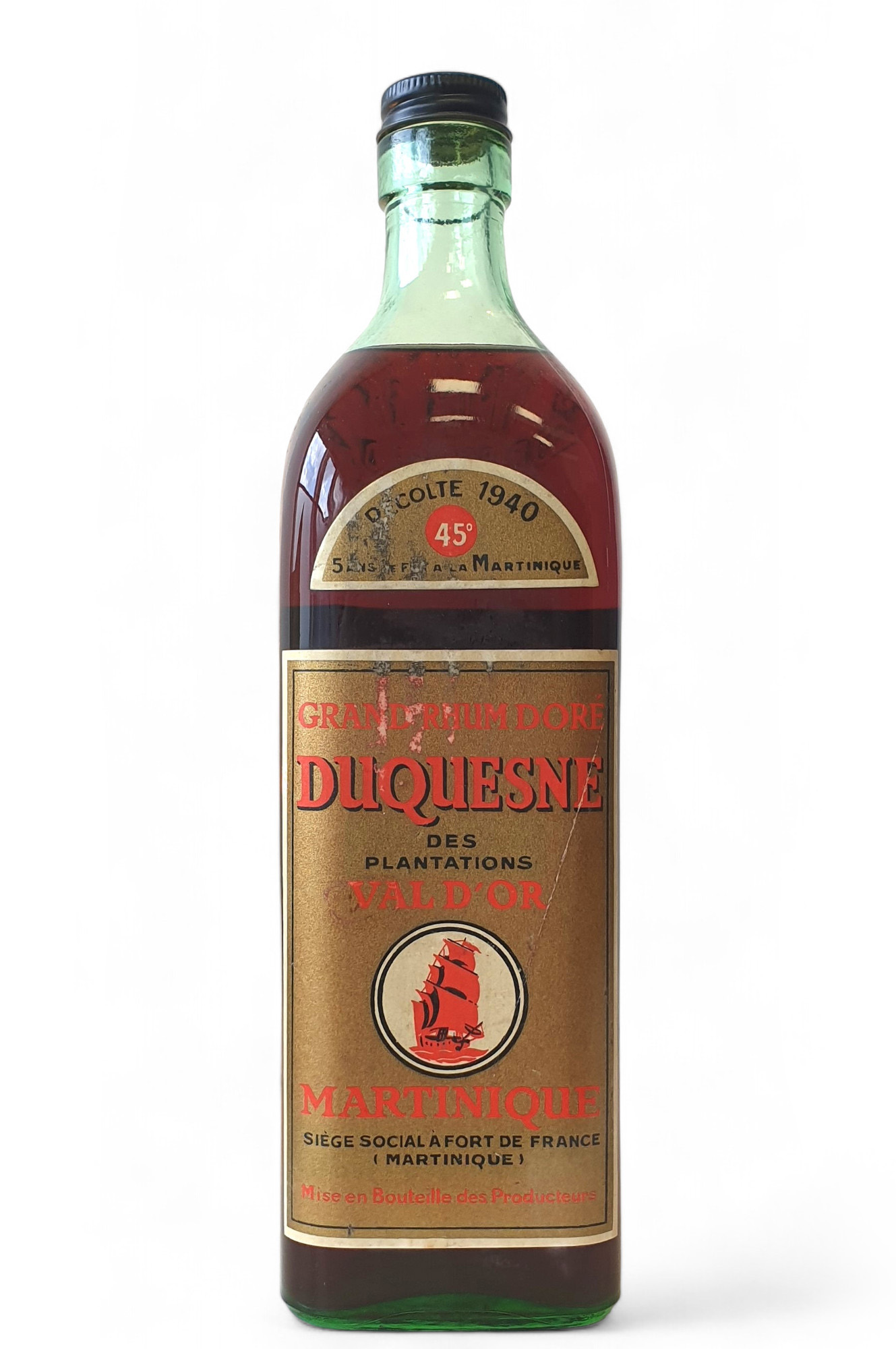 Duquesne Grand Rhum Doré, Martinique